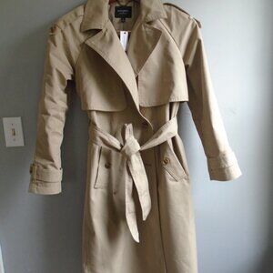 Banana Republic Tan Timeless Trench Coat, Size S